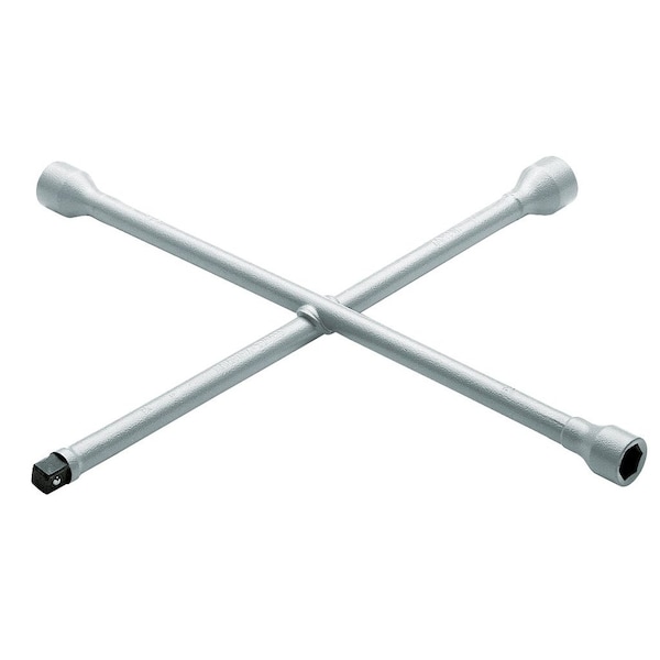 Wheel Wrench, 4-Way, 17 x 19 x 21 x 1/2"